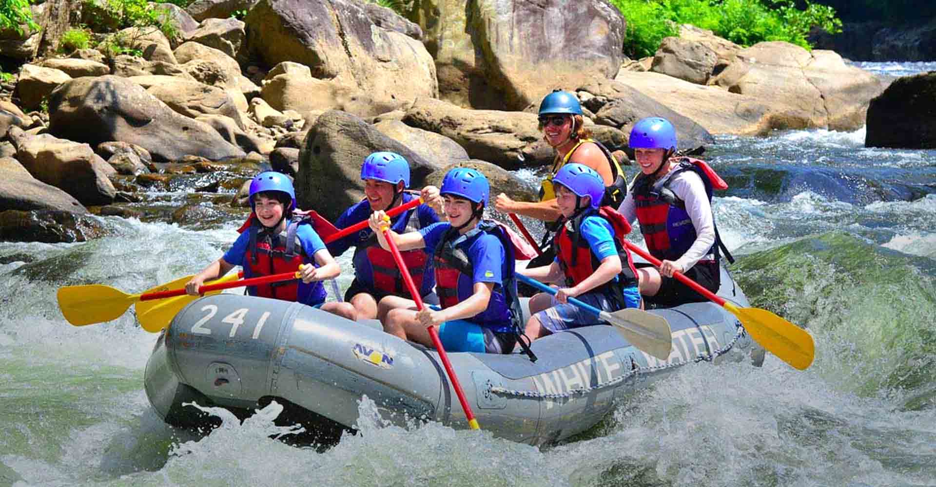 WHITE - WATER RAFTING IN KITULGALA, SRI LANKA